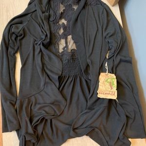 One World Womens Cover Up Size L.